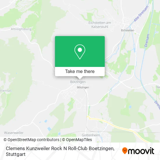 Карта Clemens Kunzweiler Rock N Roll-Club Boetzingen
