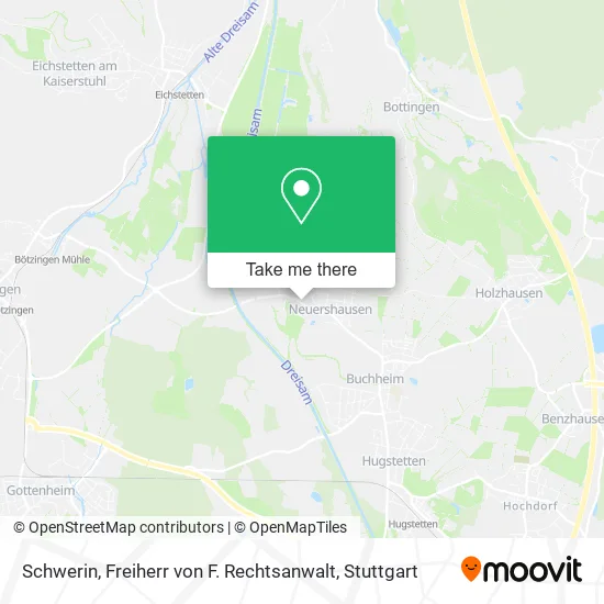 Карта Schwerin, Freiherr von F. Rechtsanwalt