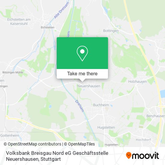 Volksbank Breisgau Nord eG Geschäftsstelle Neuershausen map