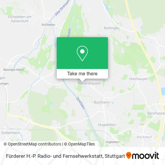 Карта Fürderer H.-P. Radio- und Fernsehwerkstatt