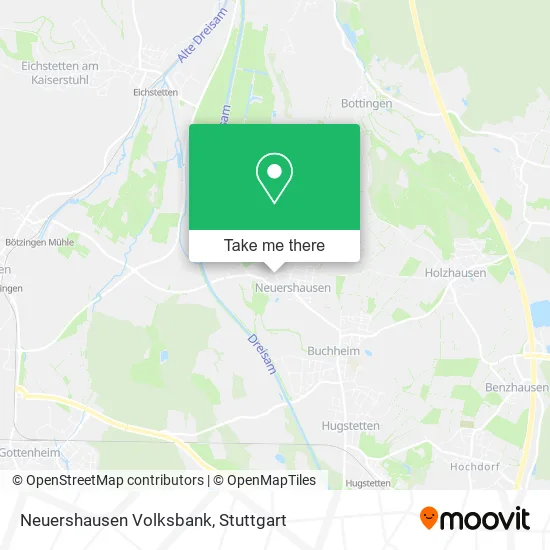 Карта Neuershausen Volksbank