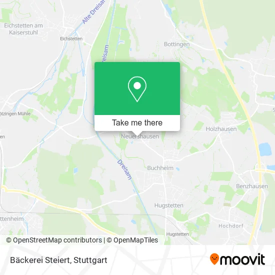 Карта Bäckerei Steiert