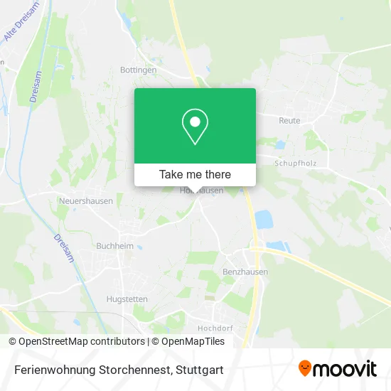 Карта Ferienwohnung Storchennest