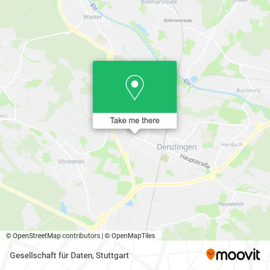 Gesellschaft für Daten map