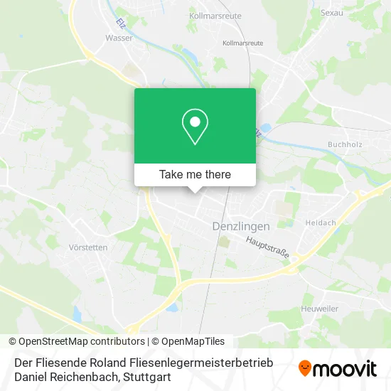 Карта Der Fliesende Roland Fliesenlegermeisterbetrieb Daniel Reichenbach