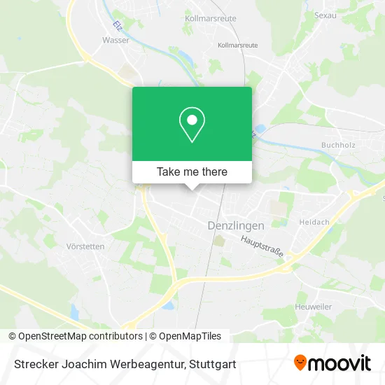 Карта Strecker Joachim Werbeagentur