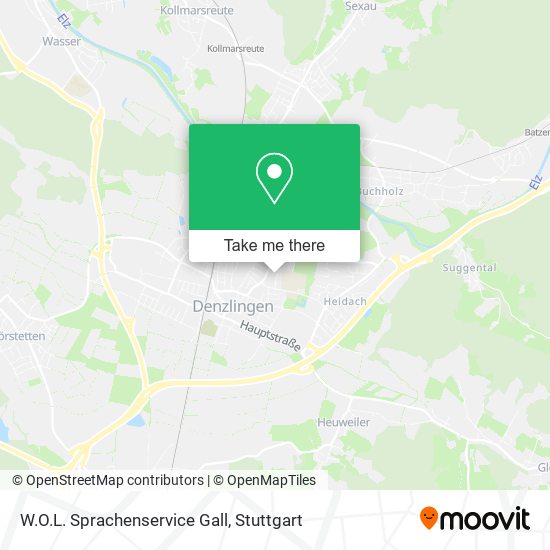 Карта W.O.L. Sprachenservice Gall