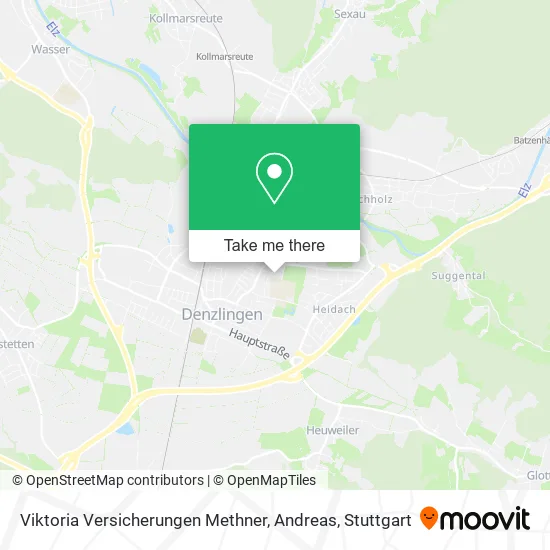 Карта Viktoria Versicherungen Methner, Andreas