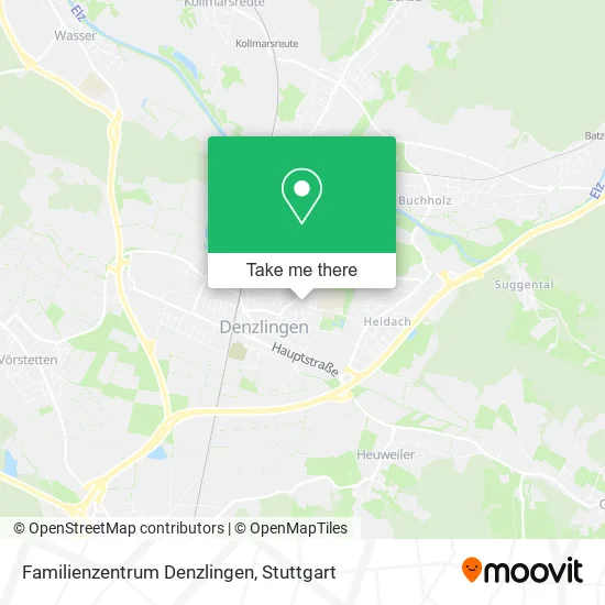 Карта Familienzentrum Denzlingen