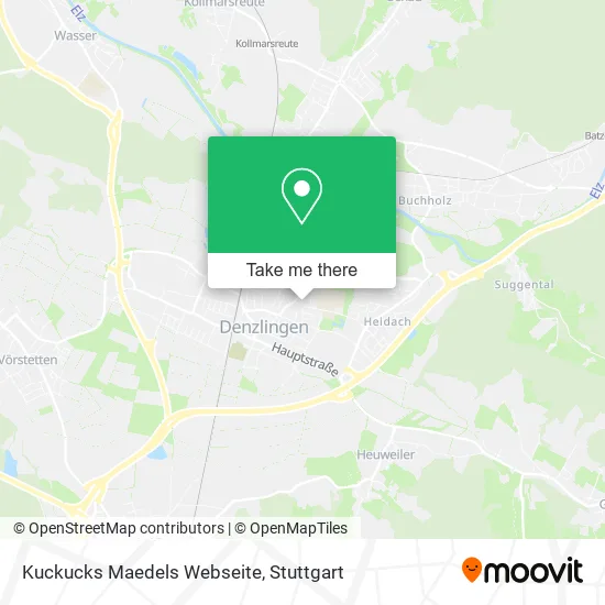 Карта Kuckucks Maedels Webseite