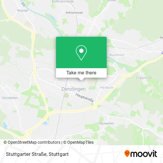 Карта Stuttgarter Straße