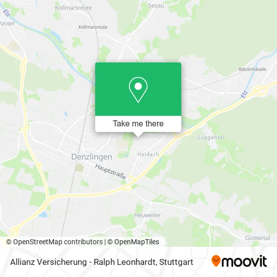 Карта Allianz Versicherung - Ralph Leonhardt