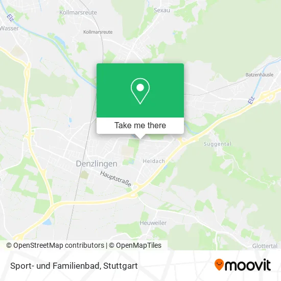 Карта Sport- und Familienbad