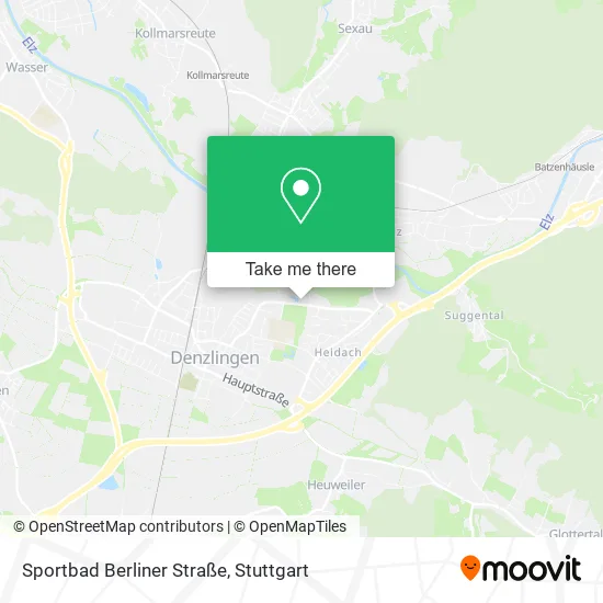 Карта Sportbad Berliner Straße