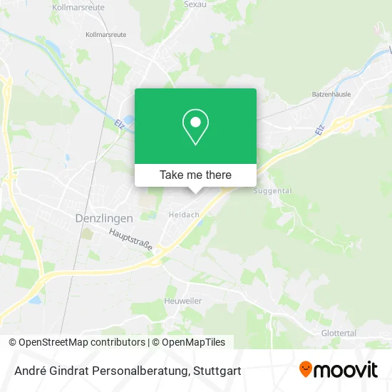 Карта André Gindrat Personalberatung