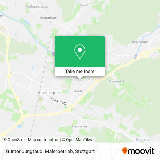 Günter Jungtäubl Malerbetrieb map