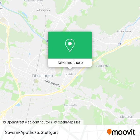 Severin-Apotheke map