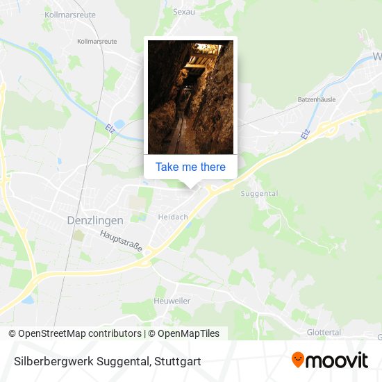 Silberbergwerk Suggental map