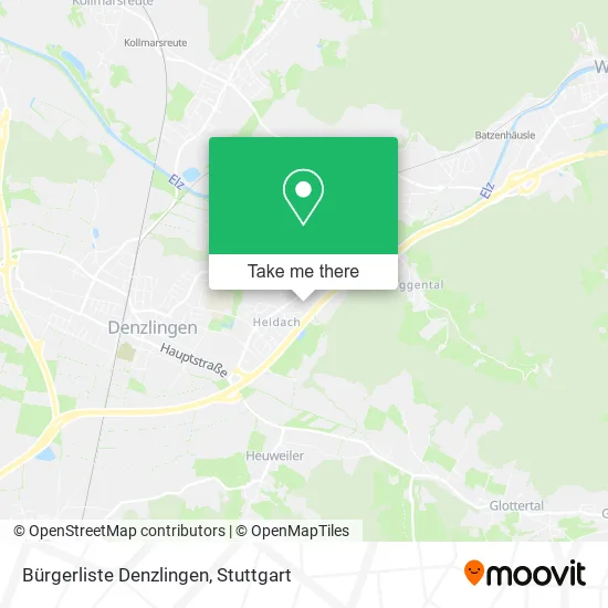 Карта Bürgerliste Denzlingen