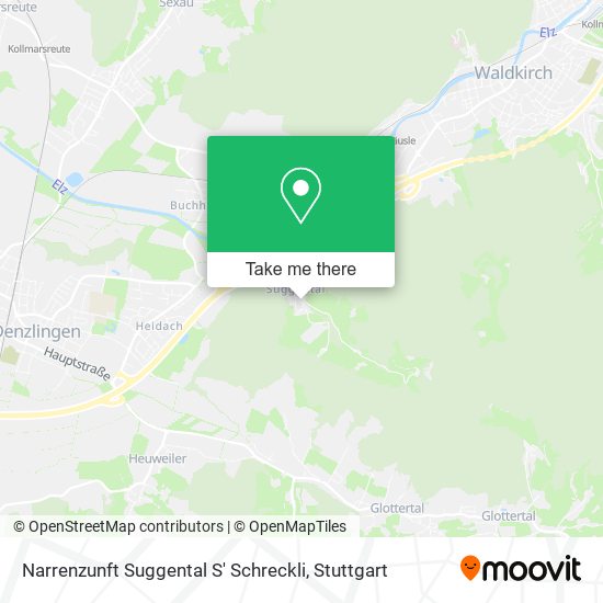 Narrenzunft Suggental S' Schreckli map