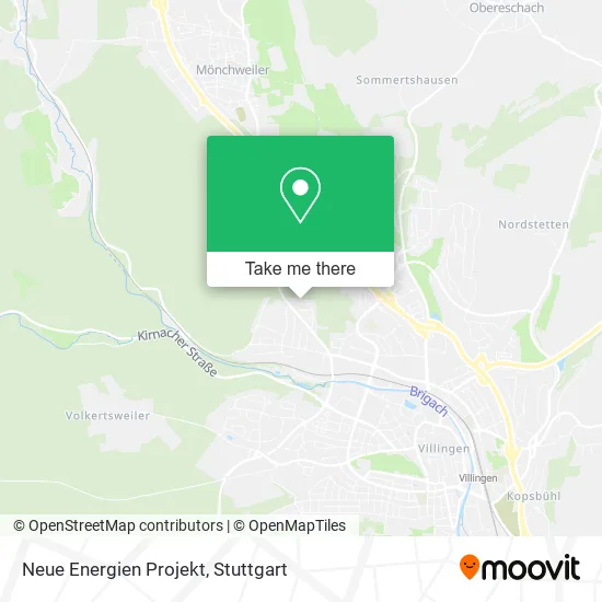 Neue Energien Projekt map