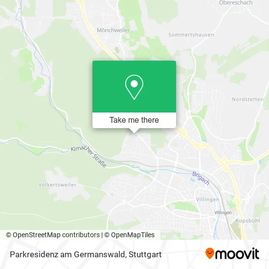 Карта Parkresidenz am Germanswald
