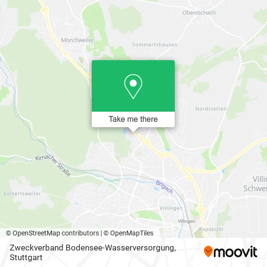 Карта Zweckverband Bodensee-Wasserversorgung