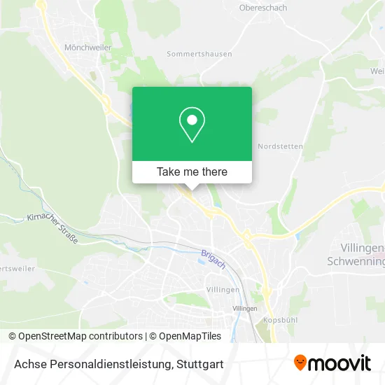 Карта Achse Personaldienstleistung