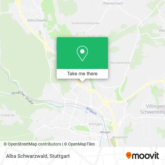 Карта Alba Schwarzwald