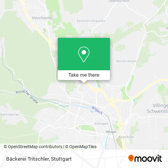 Карта Bäckerei Tritschler