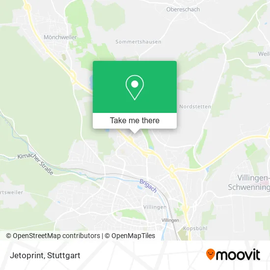 Jetoprint map
