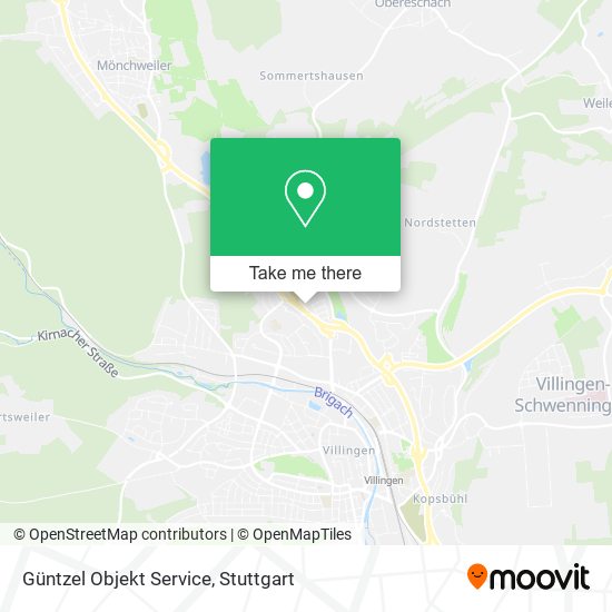 Güntzel Objekt Service map