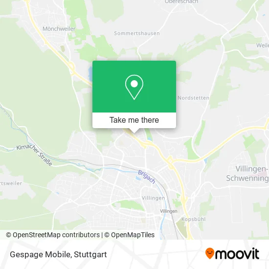 Карта Gespage Mobile