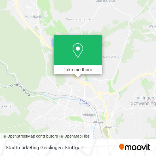 Карта Stadtmarketing Geislingen