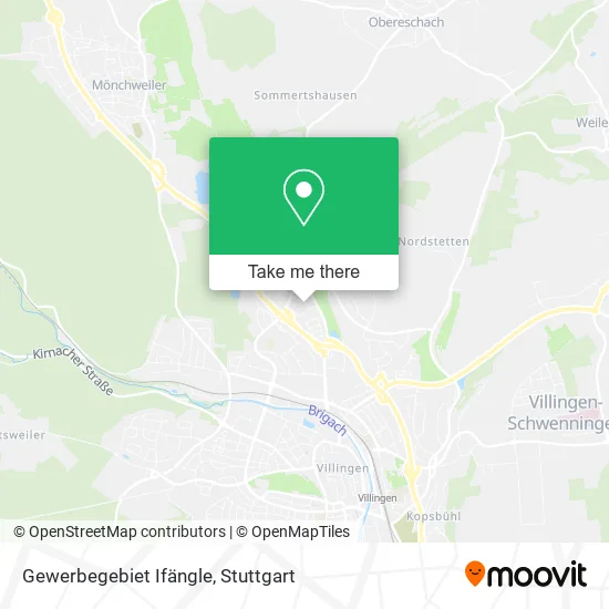 Карта Gewerbegebiet Ifängle