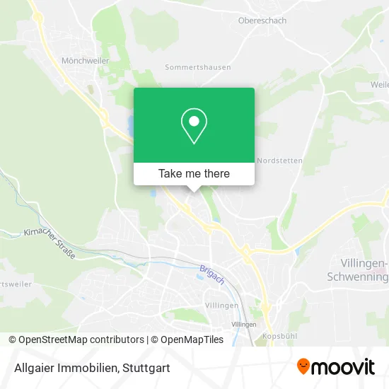 Карта Allgaier Immobilien