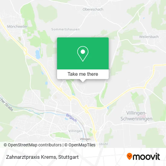 Карта Zahnarztpraxis Krems