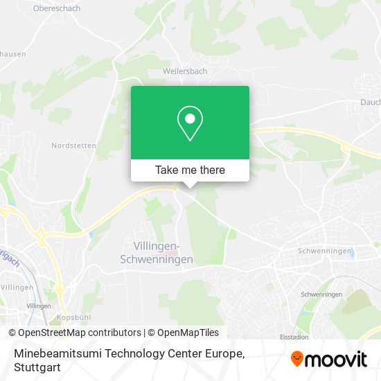 Minebeamitsumi Technology Center Europe map