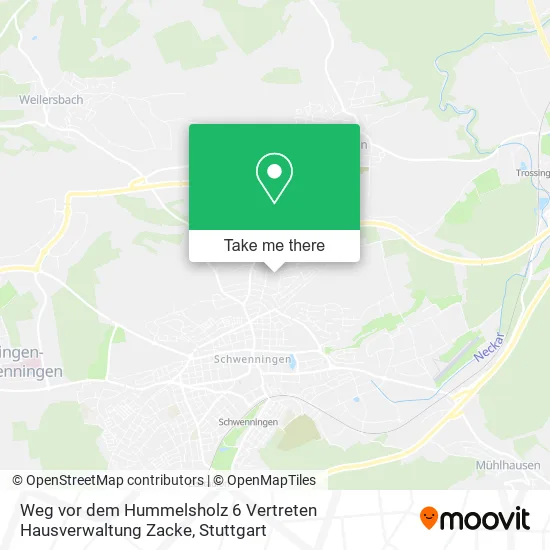 Карта Weg vor dem Hummelsholz 6 Vertreten Hausverwaltung Zacke
