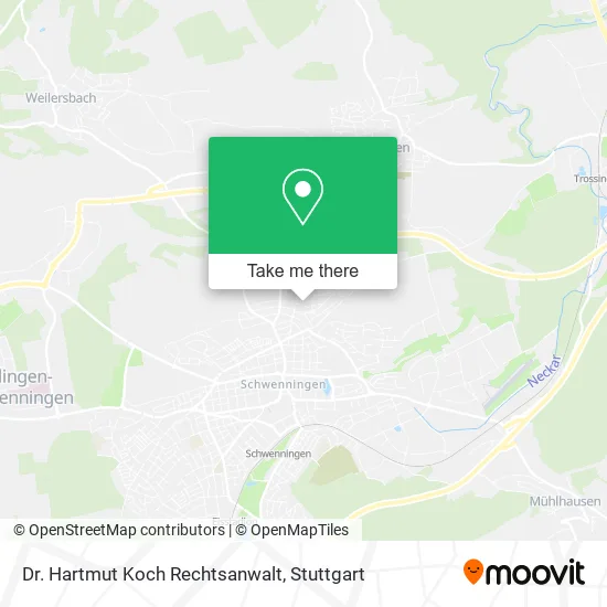 Карта Dr. Hartmut Koch Rechtsanwalt