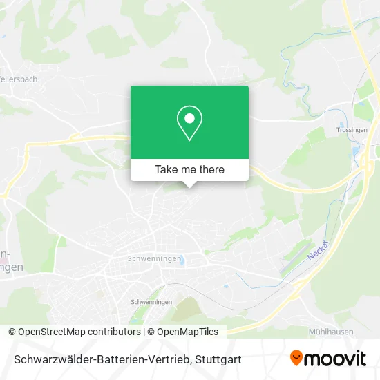 Карта Schwarzwälder-Batterien-Vertrieb