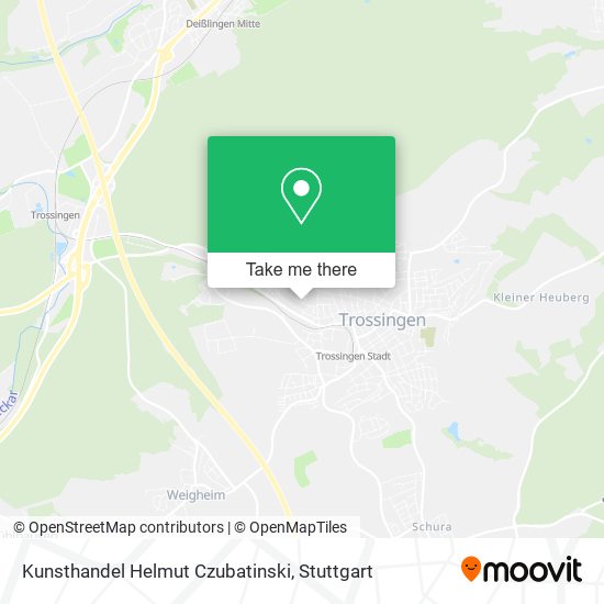Kunsthandel Helmut Czubatinski map