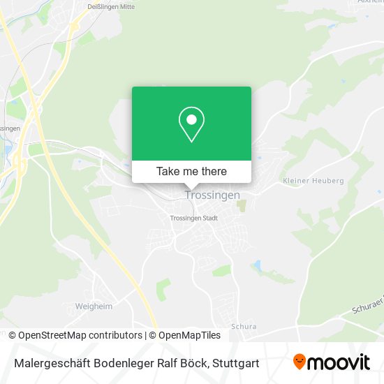 Malergeschäft Bodenleger Ralf Böck map