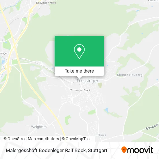 Карта Malergeschäft Bodenleger Ralf Böck