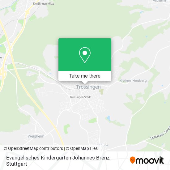 Evangelisches Kindergarten Johannes Brenz map
