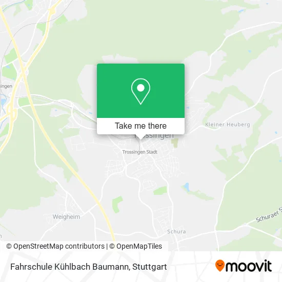 Карта Fahrschule Kühlbach Baumann