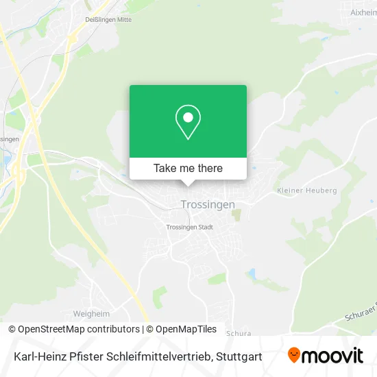 Карта Karl-Heinz Pfister Schleifmittelvertrieb