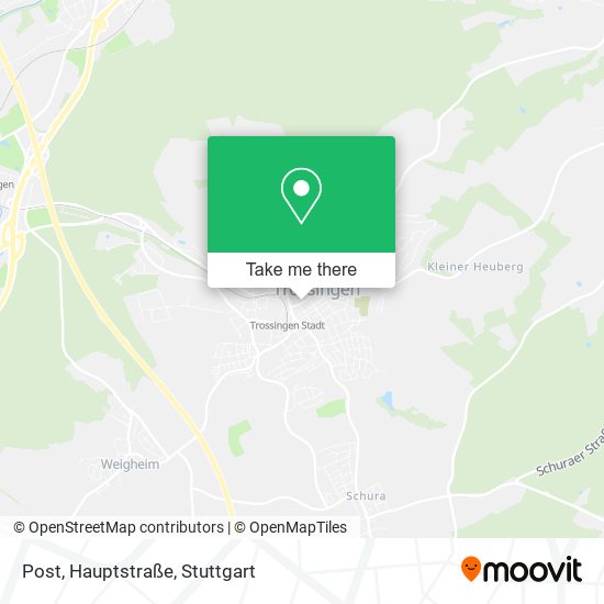 Post, Hauptstraße map
