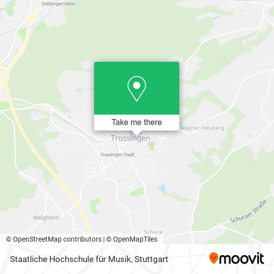 Staatliche Hochschule für Musik map