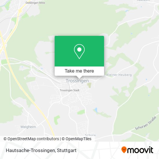 Карта Hautsache-Trossingen
